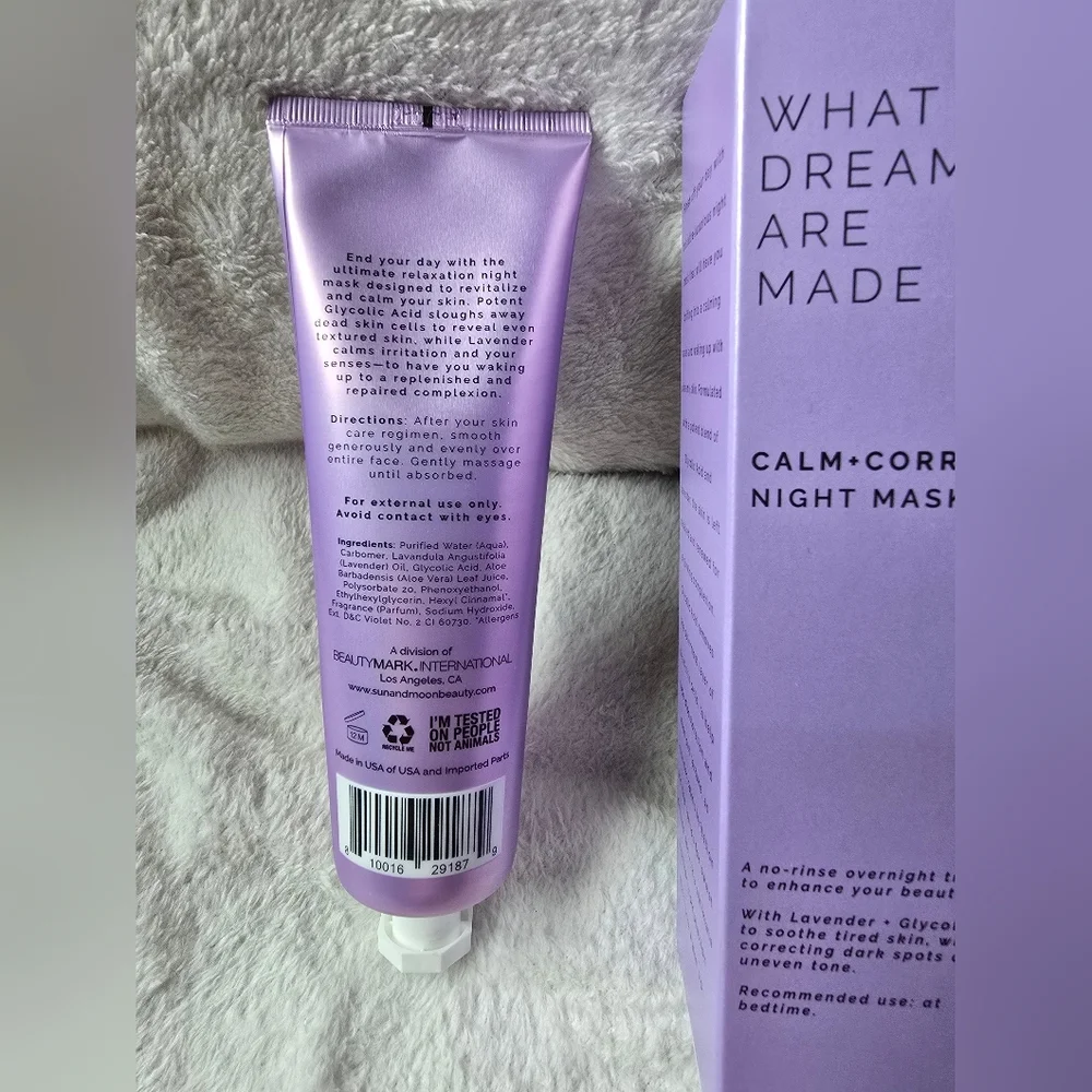 Sun & Moon Calm + Correct Night Mask - Purple - Picture 6 of 6